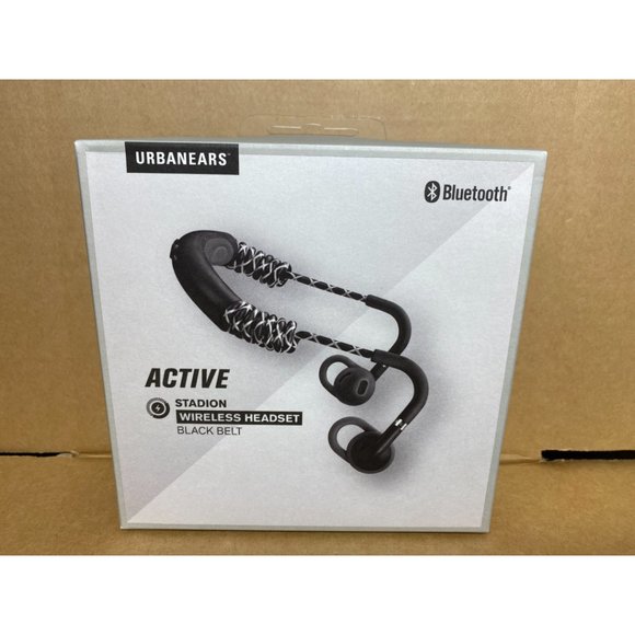 Wireless Headphones Black Belt Urbanears Stadion Active Bluetooth Headset - Picture 2 of 8